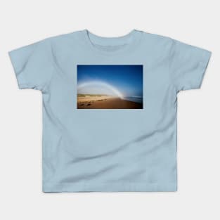 Fogbow on Druridge Bay in Northumberland Kids T-Shirt